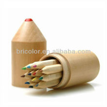 Ensemble de crayons de couleur avec tube